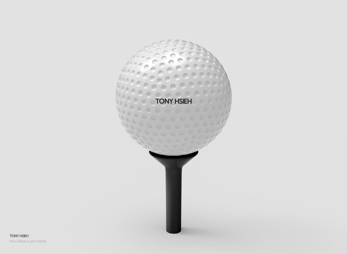 Tony Hsieh Golf ball