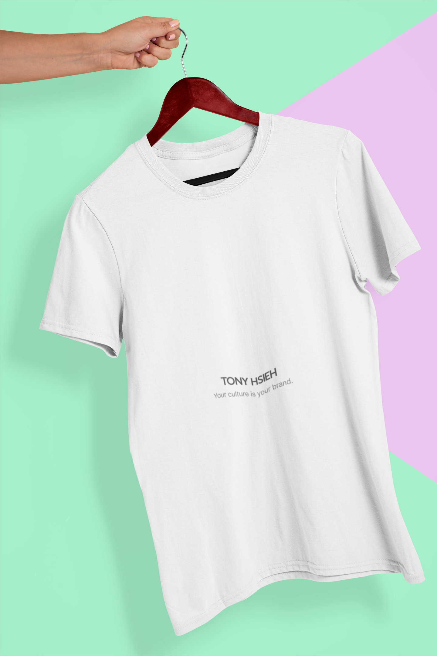 Tony Hsieh White t-shirt